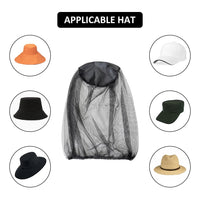 50 x Brand New TUKNN Hat with Mosquito Net, Mosquito Head Net, Beekeeper Hat Face Mesh Headgear, Black - RRP €1500.0