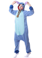 1 x RAW Customer Returns LorranTree Stitch Onesie Costume Relaxo Jumpsuit Animal Costume Women Men Pajamas Carnival Halloween Pajamas Cosplay Adult Carnival Blue M - RRP €29.36