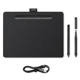 1 x RAW Customer Returns Wacom Intuos Medium drawing tablet - tablet for drawing photo editing with pressure-sensitive pen black - ideal for home office e-learning - RRP €100.79