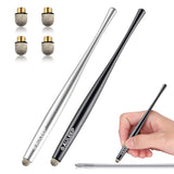 1 x RAW Customer Returns AULEEP Stylus Touch Pen for Touch Screen 2 Pack with 4 Nanofiber Tips Stylus for Mobile Phones, Tablets, iPads, Kindles - RRP €6.99