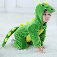 1 x RAW Customer Returns LOLANTA Baby Dinosaur Dragon Flannel Costume with Hood Christmas Birthday Gift for Toddler 4-5 Years, Green  - RRP €39.98