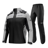 1 x RAW Customer Returns Lixada Waterproof Motorcycle Rain Suit for Men Women Cycling Rainwear Jacket and Pants with Storage Bag - RRP €44.99