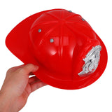 4 x Brand New Gadpiparty Fireman Hat Role Play Toy Fancy Dress Fireman Red Plastic Hat Firefighter Helmet Accessories For Halloween Role Play Christmas Party Favors Accessories Red - RRP €65.04