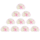 1 x RAW Customer Returns BLOSMON Hydrangea Artificial Flowers Artificial Flowers  10 Pieces White Pink Fake Flowers Silk Flowers for Centerpiece Table Decoration Flower Ball Bouquet Artificial Arrangements Home Celebration Decoration - RRP €75.98