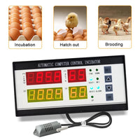 1 x RAW Customer Returns Fahrenheit Temperature Controller Thermostat AC 100V 240V Full Automatic Control System Egg Incubator Machine with Temperature and Humidity Sensor Probe - RRP €38.0