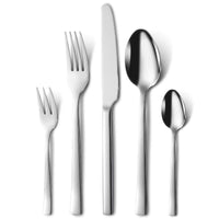 1 x RAW Customer Returns Cutlery set for 6 people, Hunnycook 30-piece stainless steel cutlery with fork, spoon, knife, cutlery set for home kitchen restaurant outdoor, highly polished, dishwasher safe - RRP €26.21