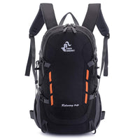 1 x RAW Customer Returns Bseash 40L Lightweight Waterproof Hiking Backpack, Outdoor Sports Daypack Multifunctional Travel Bag for Cycling Skiing Camping Climbing Black  - RRP €29.99