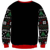 1 x RAW Customer Returns Belovecol Men s LED Christmas Jumper Ugly Christmas Sweater Knitted Jumper Xmas Jumper Funny Santa Claus Printed Long Sleeve Winter Clothing L - RRP €39.97