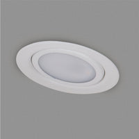 1 x Brand New HCFEI LED Slim Furniture Recessed Spotlight, 3W 230V, Flat Recessed Furniture Light, Furniture Recessed Spotlight, Recessed Spotlight, Ultra Flat Mini 6 Neutral White White  - RRP €27.56