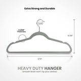 1 x RAW Customer Returns Utopia Home Premium Velvet Hangers 20 Pack - Non-Slip Durable Hangers - Grey Hangers with 360 Degree Rotating Hook - Heavy Duty Hangers - RRP €14.49