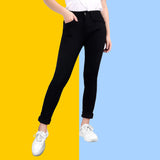 2 x Brand New PenghaiYunfei Women s Skinny Jeans - Stretch Slim 5-Pocket Jeans, Precision Stitching and Super Stretch Black, L  - RRP €35.98