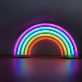 1 x RAW Customer Returns Rainbow LED Neon Signs Art Colorful Neon Lamp Night Lights Indoor Wall Decor for Home Party Anniversary Valentine s Day Gifts Bedroom Decoration - RRP €16.99