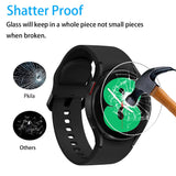 1 x Brand New  2 Pieces Film Compatible with Samsung Galaxy Watch 4 44MM Tempered Glass Protective Case Cover, Flexible Soft HD TPU Transparent Protection for Samsung Galaxy Watch4 44MM - RRP €10.8