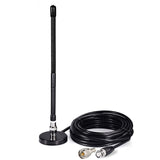 1 x RAW Customer Returns BINGFU CB Antenna 27MHz CB Radio Antenna BNC PL259 Soft Whip Magnetic Base Antenna Compatible with Cobra Midland Uniden Maxon President Portable Handheld CB Radio Cellular Scanner - RRP €29.99