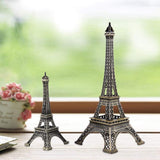 1 x RAW Customer Returns Eiffel Tower Bronze Tone Eiffel Tower Decor Figure Statue Vintage Alloy Model 25 cm - RRP €23.69