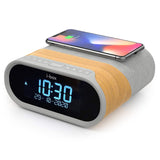 1 x RAW Customer Returns Digital radio alarm clock with Bluetooth and wireless charger, radio alarm clock DAB plus FM with Qi charging function, 10W stereo speakers, 2x USB charging ports, headphone ports, digital radio alarm clock - RRP €70.58