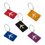 8 x Brand New Pack of 5 luggage tags, aluminum luggage tags with stainless steel cable, waterproof PVC luggage tags with address tag, name tags, suitcase bag address signs - RRP €134.4