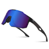 1 x RAW Customer Returns FEISEDY Sports Sunglasses Men Women Cycling Glasses Mirrored Sports Glasses for MTB Road Bike Cycling Biking Running Enduro with UV400 Protection B2388 - RRP €21.99