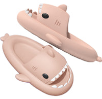 1 x RAW Customer Returns Coswind Cute Shark Slippers Women Men Sea Pool Slippers Summer Sandals Elegant Soft Non-slip Indoor and Outdoor Shoes Pink 40-41 - RRP €19.28