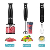 1 x RAW Customer Returns SOKANY hand blender stainless steel 500W, 2 speed hand blender, 4in1 hand blender chopper, mixer whisk attachment, measuring cup hand blender for baby food, mashed potatoes, yoghurt and vegetables - RRP €35.69