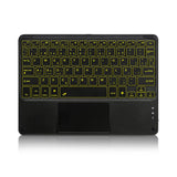 1 x RAW Customer Returns KOOCHUWAH Bluetooth Keyboard with Touchpad Spanish Backlit Layout for iOS Android Windows Systems, Compatible with iPad Galaxy Tab Huawei Matepad XIAOMI Acer Lenova Tablets - RRP €30.72