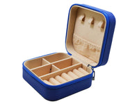 6 x Brand New Palmetto Housewares Multi-Purpose Jewellery Box, 10 x 10 x 5 cm L x W , Blue - RRP €122.4