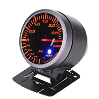 1 x RAW Customer Returns KSTE 2.5 inch 60mm 3.0 Bar Car Modification Turbo Boost Gauge Meter Pointer DC12V - RRP €37.69