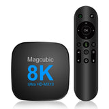 1 x RAW Customer Returns Magcubic Android TV Box 13.0 Support 8K 2GB RAM 16GB Smart TV Box with WiFi 5 2.4G 5.0GHz Chipset RK3528 BT5.0 3D HDR10 USB 3.0 Android Box with Voice Remote Control, 8K MX10 - RRP €35.28