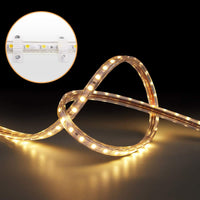 1 x RAW Customer Returns 1m LED strip, LED light strip, waterproof IP65, LED strip with switch 220V 230V LED light strip, warm white - RRP €19.67