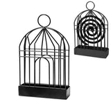 24 x Brand New Mosquito Coil Holder, Bird Cage Mosquito Coil Holder, Creative Mosquito Coil Holder, Metal Mosquito Coil Holder, Home Incense Burner with Handle for Home, Outdoor Use Black  - RRP €489.6