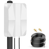 1 x RAW Customer Returns Nelawya 4G LTE 5G Panel Antenna Outdoor Mimo Directional Antenna 700-2700 3300-3800 MHz Up to 12dBi Antenna with 10 Meter Cable TS9 SMA Connector Compatible with 5G 3G 4G LTE Router Modem - RRP €125.99