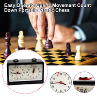 1 x RAW Customer Returns Chess Timer, Mechanical Chess Clock, I-GO Countdown Timer with Large, Easy-to-Read Dials, International Chess Clock, No Battery Required - RRP €38.84