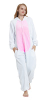 1 x RAW Customer Returns chuangminghangqi Animal Pajamas Unisex Adult Carnival Costume Halloween Pajamas Cosplay Costumes Women Men Animal Tracksuit Pink,M  - RRP €21.53