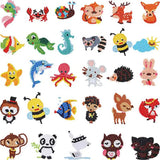 1 x Brand New JUMRHFAN Diamond Painting Animals DIY Set Children, 46 Pieces 5D Diamond Painting Children Boy, Diamond Painting Sticker Painting Stickers, Creative Gifts for Children Adults - RRP €20.4