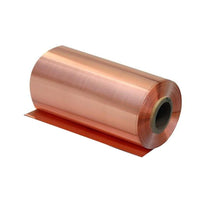 1 x RAW Customer Returns Thickness 0.5mm , pure copper foil, copper sheet, roll foil common use for DIY or electronics. Width 50mm. Length 1000 mm - RRP €21.99