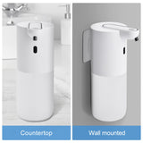 1 x RAW Customer Returns Automatic Soap Dispenser - Electric Soap Dispenser with Sensor, New Release Automatic Soap Dispenser with 4-Level Setting, 420ML Wall Mounted Soap Dispenser for Kitchen Bathroom Gel  - RRP €22.18