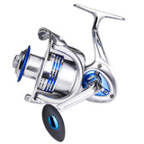 1 x RAW Customer Returns Diwa Spinning Fishing Reels for Saltwater Freshwater 3000 4000 5000 6000 7000 Spools Ultra Smooth Ultralight Powerful Trout Bass Carp Stainless Steel Ball Bearing Metal Body Ice Fishing Reels 6000  - RRP €38.66