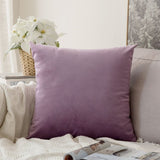 1 x RAW Customer Returns MIULEE velvet cushion cover pillowcase pillow covers sofa cushions decorative throw pillows couch cushions decorative cover cover decorative pillows for sofa living room bedroom set of 2 60 x 60 cm purple - RRP €21.17