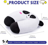 1 x RAW Customer Returns H HOMEWINS Children s Travel Pillow Ultra Soft Neck Pillow Headrest Cute Neck Pillow Washable Neck Support Pillow Travel Sleeping Pillow for Car Airplane Panda  - RRP €14.99