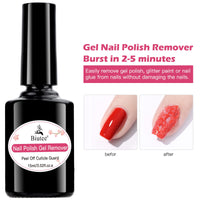 4 x Brand New Biutee Nail Polish Remover, 3 to 5 Minutes Effective and Fast Nail Polish Removal, 15ml Nail Polish Anti-splash Gel 1 Nail Cap Tool - RRP €72.0