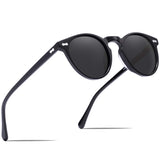 1 x RAW Customer Returns CARFIA Round Sunglasses for Women Polarized Women Sunglasses with 100 UV Protection - RRP €27.58