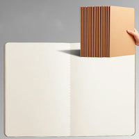 1 x RAW Customer Returns WUWEOT 30pcs A5 Kraft Paper Notebooks 21x14cm 60 Blank Pages 30 Sheets for Student Traveler Office School Notebook Diary for Writing Sketchbook Memos - RRP €27.25