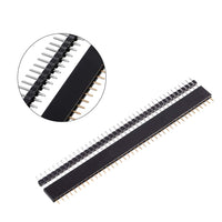 1 x RAW Customer Returns 80pcs Male and Female Pin Header 40 Pin 2.54mm Single Row Straight Pin for Arduino Shield - RRP €12.1