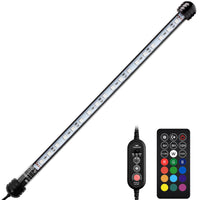 1 x RAW Customer Returns NICREW RGB LED Aquarium with Timer, IP68 Waterproof Aquarium Light, Multicolor Freshwater Aquarium Lamp - RRP €22.55