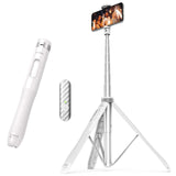 1 x RAW Customer Returns ATUMTEK 51 Inch Selfie Stick, Selfie Stick with Durable Aluminum and Non-Slip Feet, TikTok for iPhone and Android, Video Recording, Blogging, Live Streaming - RRP €33.42