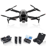 1 x RAW Customer Returns Drone with camera HD 4K, foldable with FPV transmission, RC quadcopter with bag, circular flight, 3D flip, one button return, headless mode, mini drone gift for beginners children teenagers - RRP €32.4