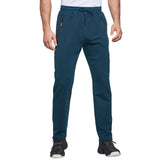 1 x RAW Customer Returns JustSun jogging pants men s training pants sports pants men s long cotton fitness pants men s zipper pockets medium blue XL - RRP €36.99