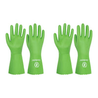 1 x Brand New HANDLANDY Chemical Resistant Gloves Reusable, Heavy Duty for Gardening, Cleaning S, Green-2 Pairs  - RRP €25.2