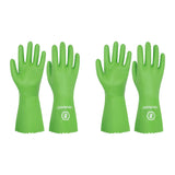 1 x Brand New HANDLANDY Chemical Resistant Gloves Reusable, Heavy Duty for Gardening, Cleaning S, Green-2 Pairs  - RRP €25.2