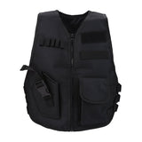 1 x RAW Customer Returns Keenso Sleeveless Vest Breathable Vest Children s Protection Vest with V-Neck and 600D Oxford Fabric Black - RRP €57.25